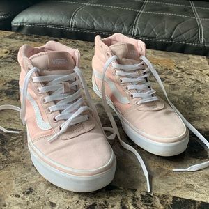 Pink high top vans (SK8 Hi) - size 7.5